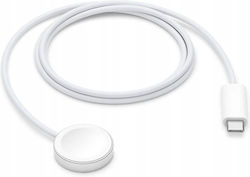 Magnetic Безжичен Заряден Кабел Съвместим С Apple Watch Usb-c Бял Magnetic Безжичен Заряден Кабел Съвместим С Apple Watch Usb-c Бял