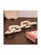 Koart Luna Decorative Wooden Chain Beige 53 Cm