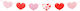 Garland Hearts Patterns 200cm