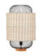 Beliani Dekorative Lampe Schwarz