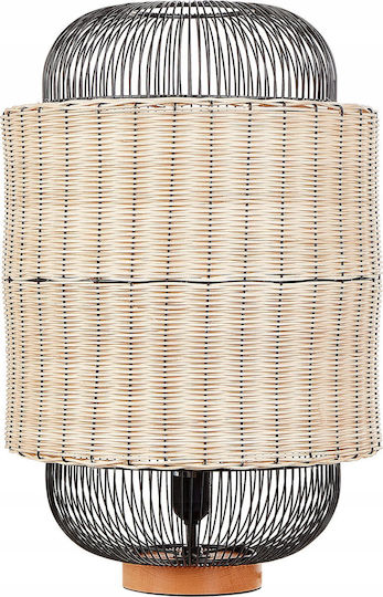 Beliani Dekorative Lampe Schwarz