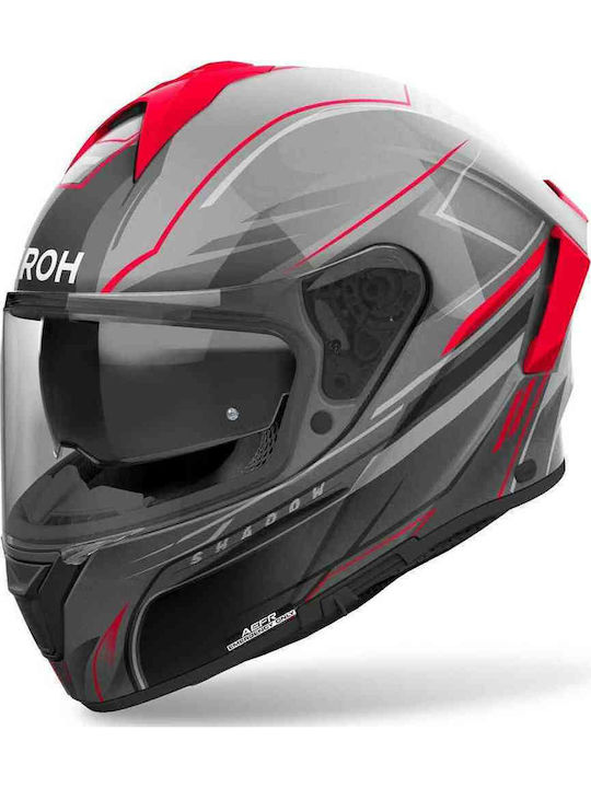 Airoh spark 2 Shadow Red Motorcycle Helmet Full Face ECE 22.06 with Sunvisor