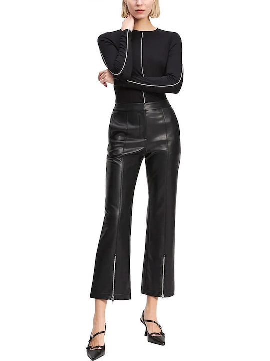 Women's Fabric Trousers Black