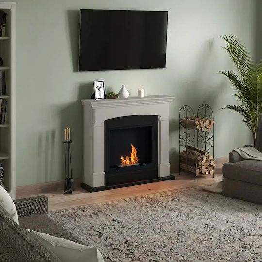 Tagu Indoor Floor Bioethanol Fireplace Beige