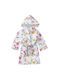 Carmel Kids Hooded Bathrobe Rainbow
