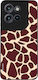 Sonique Animal Print Series Mobile Phone Case Motorola Edge 50 Neo 5G Giraffe 03