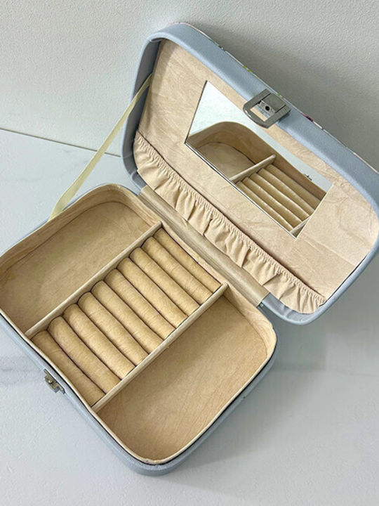 Velve Кутия За Бижута Бяла 24x17.5см