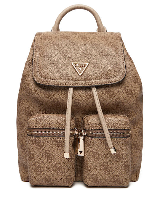 Guess Manhattan Ii Women's Bag Backpack Brown
