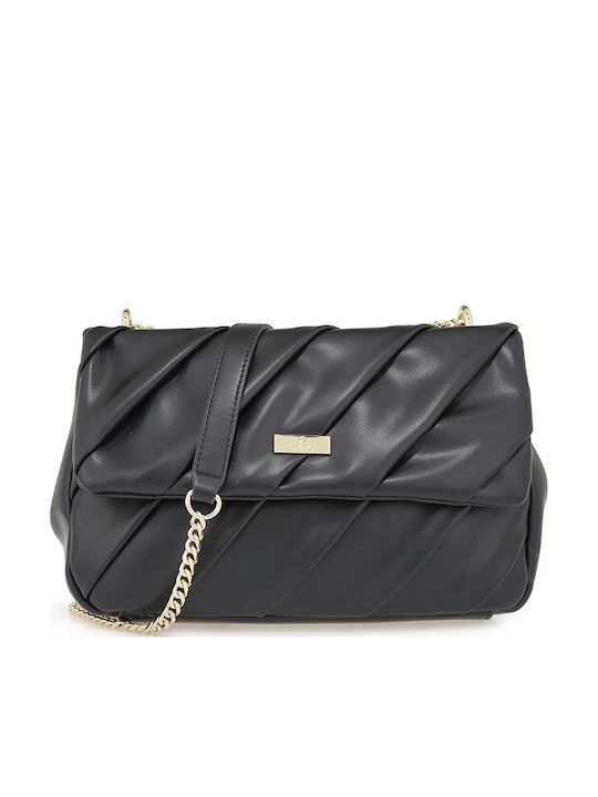 Veta Damentasche Schultertasche Schwarz