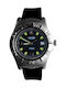 Catamaran Men's Watch 39.5mm Battery with Black Rubber Strap