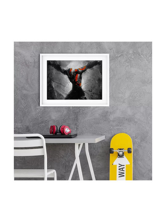 Gaming Poster God War Kratos Gm029 30cm X 40cm ...