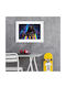 Gaming Poster Fortnite Rainbow Astronaut Death Gm036 30cm X 40cm Frame Dark Natural Wooden Brown