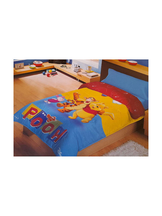 Manterol Casa Παιδικό Πάπλωμα Μονό με Γέμιση Microfiber Πολύχρωμο 150x220εκ.