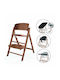 Cybex Click & Fold Foldable Baby Highchair 4 in 1 with Adjustable Height All Natural Dark