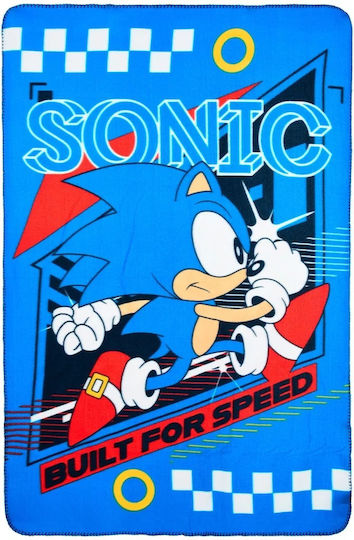 Sonic Blanket Fleece Blue 150x100cm
