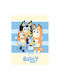 Bluey Κουβέρτα Fleece Blue 140x100εκ.
