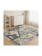 Saray Home City Adventure Παιδικό Χαλί Λευκό 80x150cm