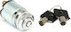 Κεντρικός Διακόπτης Harley-davidson Fx 77-93 Fxr 77-11 Sportster Xl 08-11 Fx Style Ignition Switch 'thin' Round Key Chrome