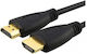 Redline Cable HDMI male - HDMI male 10m Μαύρο