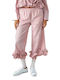 Damen Stoff Hose Pink