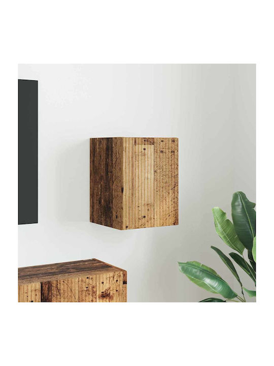 Wand Wohnzimmer Schrank aus Spanplatte Alt Holz...