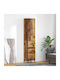 Bibliotecă Highboard Lemn Vechi 69.5x34x180 cm