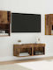 Животно помещение ТВ единица Old Wood с Осветление Д30.5xШ30xВ60бр