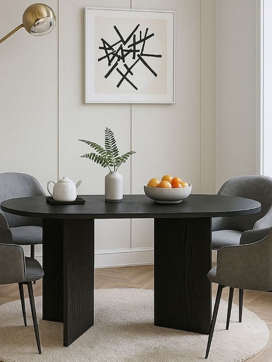 Cortado Tisch Speisesaal Holz Sencron Black 138x80x75cm