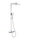 Inter Ceramic Shower Column with Mixer Gray