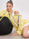 Women's Cardigan with Zipper Yellow
