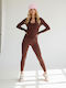 Damen Jacke Chocolate Brown