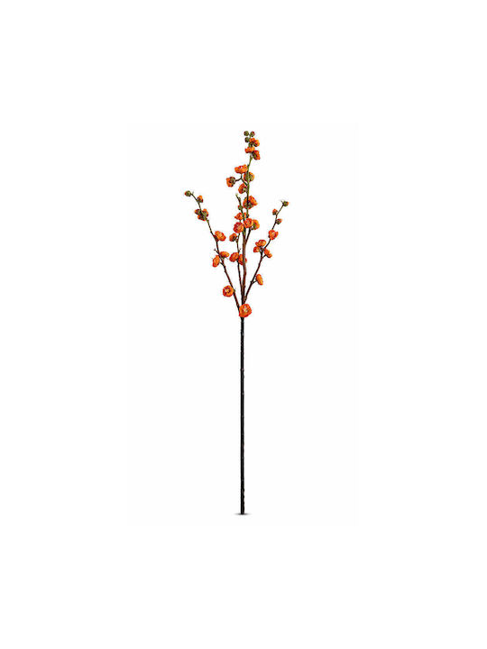 Koart Chimonanthus Πορτοκαλί Τεχνητό Λουλούδι 1 Τμχ 86 Cm