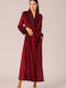 Pen-ky Winter Women's Robe Bordeaux
