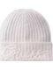 Beanie Feminin Căciulă Tricotat în culoarea Alb