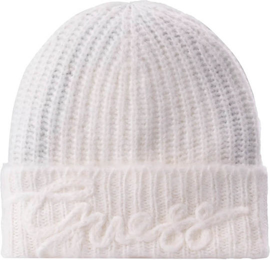 Beanie Feminin Căciulă Tricotat în culoarea Alb
