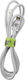 Lime Braided USB-A la Cablu Lightning 15W Verde 1m