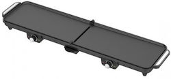 Techwood Ttp-4545pl Teppan Yaki Grill Foldable 90x23cm 2x45 2200w Grease Tray Thermostat Techwood Ttp-4545pl Teppan Yaki Grill Foldable 90x23cm 2x45 2200w Grease Tray Thermostat