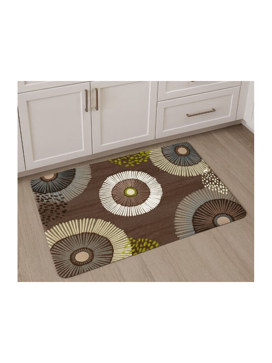 Galifas Kitchen Mat Runner with Anti-slip Underlay Ruby Garden 60x120εκ.