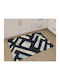 Galifas Rectangular Kitchen Mat with Anti-slip Underlay Elegant Petals 50x80εκ.