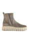 Leder Stiefeletten Damen Braun