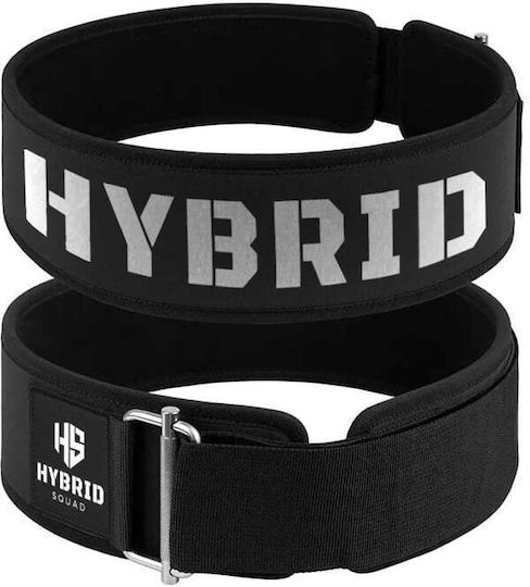 Hybrid Squad Ζωνη Αρσης Βαρων Crossfit Weightlifting Belt Black