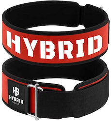 Hybrid Squad Ζωνη Αρσης Βαρων Crossfit Weightlifting Belt Red
