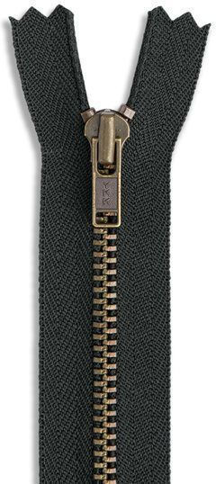 YKK Reißverschluss Blau aus Metall 20cm.