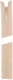 YKK Ecru Plastic Zipper Sewing Supply 20cm