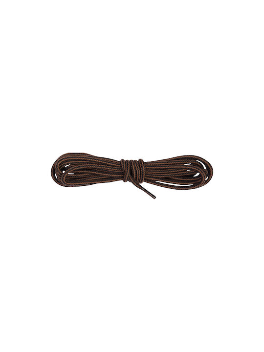 Bergal Trekking Laces Black Brown 75cm Round Thick Hiking Shoelaces Braided Colours Black Brown 75 Centimeters