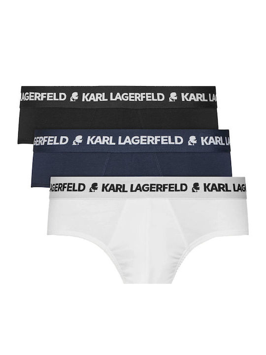 Men's Boxers Black-white-blue 3Pack