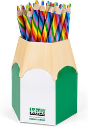 Creion Jumbo Curcubeu Mina Multicolor 32 Bucăți/Display Creion Jumbo Curcubeu Mina Multicolor 32 Bucăți/Display
