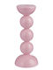 Butlers Holy Moly Kerzenhalter Kunststoff in Rosa Farbe 7x7x19cm 1Stück