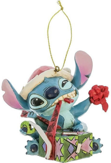 Stitch Unwrapping Gift Hanging Ornament 7,5 Cm