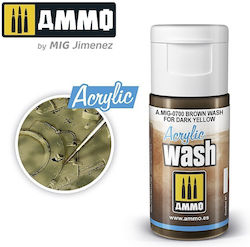 Ammo Acrylic Culoare Modelism Brown Wash 15ml